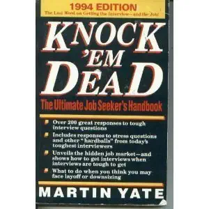 knock em dead the ultimate job seekers handbook 1st edition martin john yate 1558502874, 978-1558502871