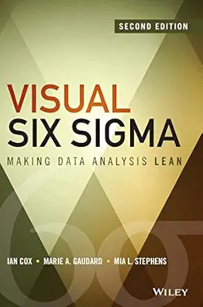 visual six sigma making data analysis lean 1st edition ian cox ,marie a gaudard ,mia l stephens 1118905687,
