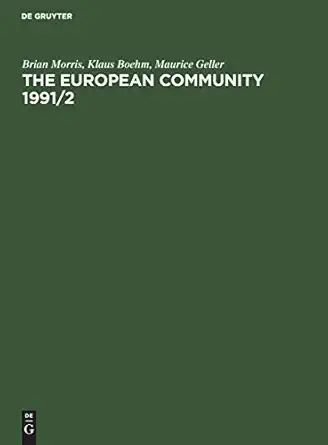 the european community 1991/2 the professional reference book for business media and government 1st edition