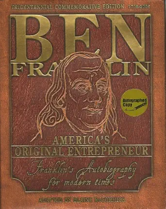 ben franklin americas original entrepreneur 1st edition benjamin enrique ,blaine mccormick 1932531688,