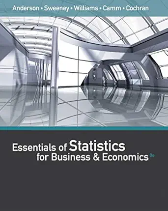 essentials of statistics for business and economics 1st edition david r anderson ,dennis j sweeney ,thomas a