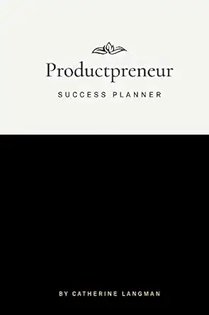 productpreneur success planner 1st edition catherine langman 0646852086, 978-0646852089