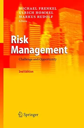risk management challenge and opportunity 1st edition michael frenkel ,ulrich hommel ,markus rudolf