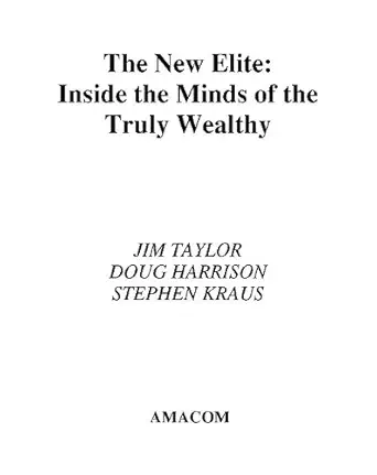 the new elite 1st edition jim taylor ,doug harrison ,stephen kraus 0814401775