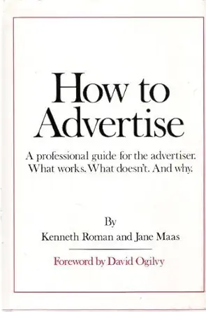 how to advertise 1st edition kenneth roman ,jane maas 0312395507, 978-0312395506