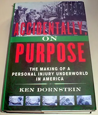 accidentally on purpose making of a personal injury underworld in america 1st edition ken dornstein