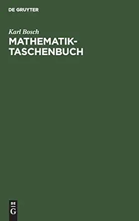 mathematik taschenbuch 1st edition karl bosch 3486246690, 978-3486246698
