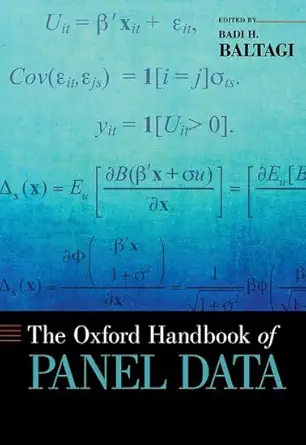 the oxford handbook of panel data 1st edition badi h baltagi 0199940045, 978-0199940042