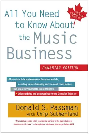 all you need to know about the music business 1st edition donald s passman ,chip sutherland 1451635540,