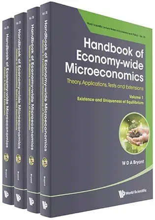 world scientific lecture notes in economics and policy volume 25 handbook of economy wide microeconomics