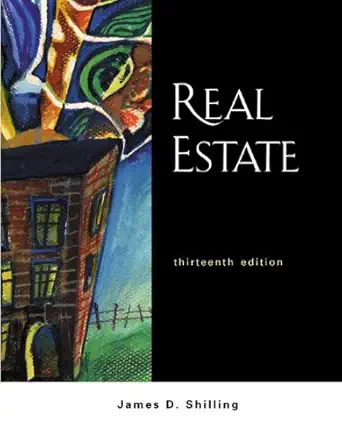 real estate 1st edition james d shilling 0324143796, 978-0324143799