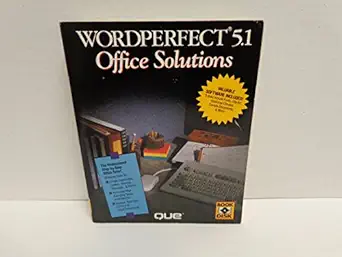 wordperfect 5 1 office solutions/book and disk 1st edition ralph blodgett 0880228385, 978-0880228381