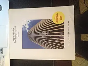 real estate principles a value approach 1st edition author follow 0071318445, 978-0071318440