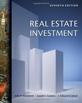 real estate investment 1st edition john p wiedemer ,joseph e goeters ,j edward graham 0324784686,