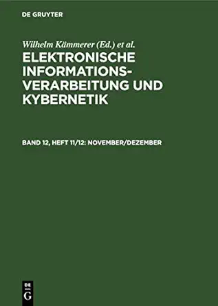 november/dezember 1st edition wilhelm kammerer ,helmut thiele ,mathematische gesellschaft der ddr