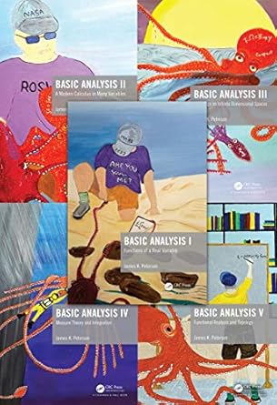 basic analysis volumes i v 1st edition james k peterson 113805514x, 978-1138055148