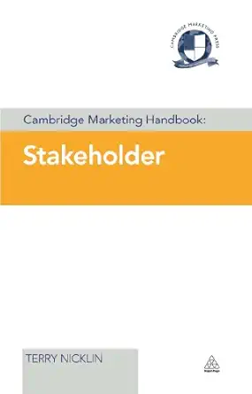 cambridge marketing handbook stakeholder 1st edition terry nicklin 0749470798, 978-0749470791