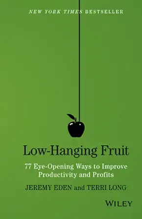 low hanging fruit 77 eye opening ways to improve productivity and profits 1st edition jeremy eden ,terri long