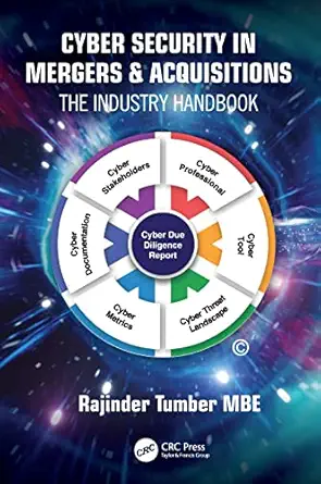cyber security in mergers and acquisitions the industry handbook 1st edition rajinder tumber 0367676788,
