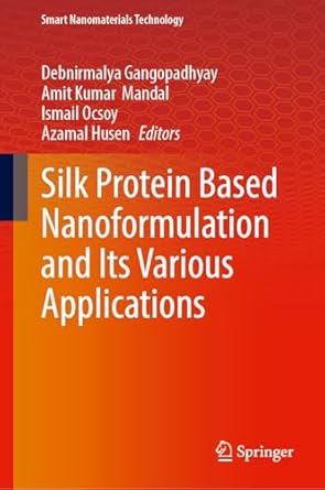 silk protein based nanoformulation and its various applications 1st edition debnirmalya gangopadhyay ,amit