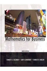 mathematics for business 1st edition stanley a salzman ,gary clendenen ,charles d miller 0131391194,