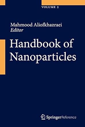 handbook of nanoparticles 1st edition mahmood aliofkhazraei 3319153374, 978-3319153377