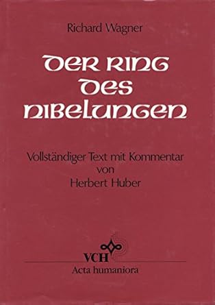 der ring des nibelungen nach seinem mythologischen philosophischen 1st edition richard wagner 3527176004,