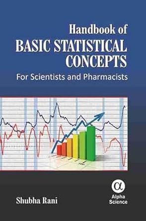 handbook of basic statistical concepts for scientists and pharmacists 1st edition shubha rani 1842657003,