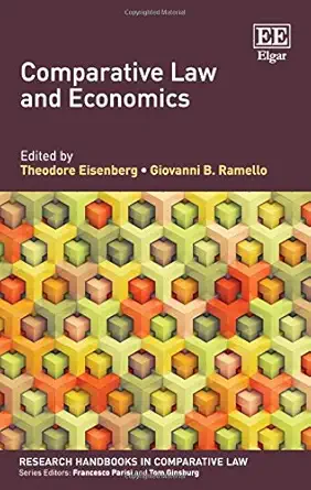 comparative law and economics 1st edition theodore eisenberg ,giovanni b ramello 0857932578, 978-0857932570