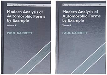 modern analysis of automorphic forms by example 2 hardback book set 1st edition paul garrett 1108697933,