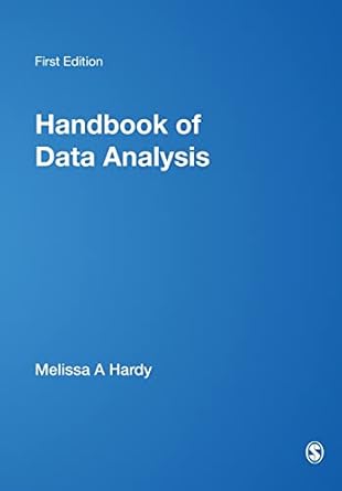 handbook of data analysis 1st edition melissa a hardy ,alan bryman 0761966528, 978-0761966524
