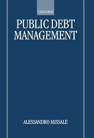 public debt management 1st edition alessandro missale 0198290853, 978-0198290858