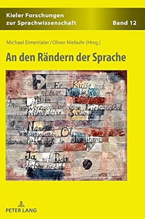 an den randern der sprache 1st edition michael elmentaler ,oliver niebuhr 3631816219, 978-3631816219