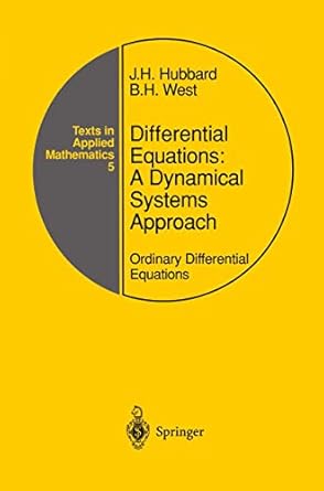 differential equations a dynamical systems approach ordinary differential equations 1st edition john h
