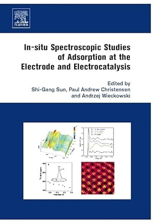 in situ spectroscopic studies of adsorption at the electrode and electrocatalysis 1st edition shi gang sun