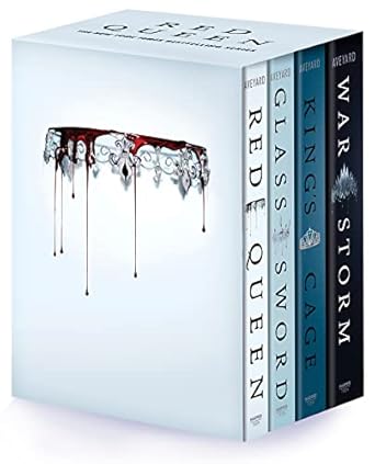 red queen 4 book paperback box set red queen glass sword kings cage war strom 1st edition victoria aveyard