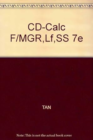 video skillbuilder cd rom for tans calculus for the managerial life and social sciences 7th 1st edition soo t