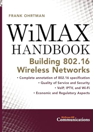 wimax handbook 1st edition ohrtman 0071454012, 978-0071454018