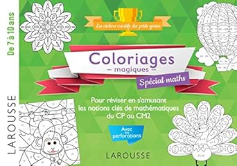 20 coloriages magiques special maths 7 10 ans 1st edition collectif 2035974933, 978-2035974938