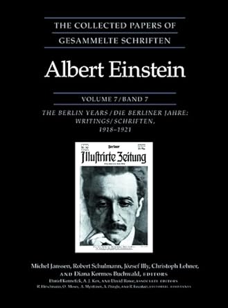 the collected papers of albert einstein volume 7 the berlin years writings 1918 1921 1st edition albert