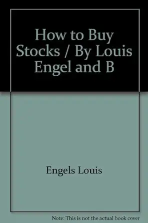 how to buy stocks 1st edition louis engels 0553246542, 978-0553246544