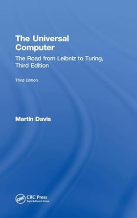 the universal computer 1st edition martin davis 0815384025, 978-0815384021