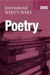 international whos who in poetry 2005 1st edition europa publications 185743269x, 978-1857432695