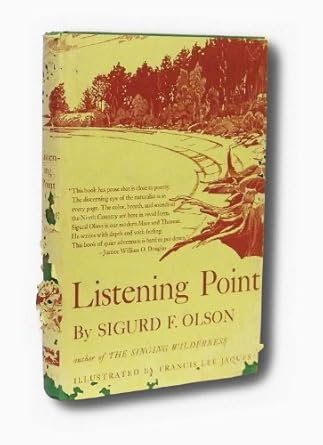 listening point 1st edition sigurd f olson 0394433580, 978-0394433585