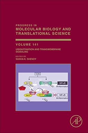 ubiquitination and transmembrane signaling 1st edition sudha k shenoy 0128093862, 978-0128093863