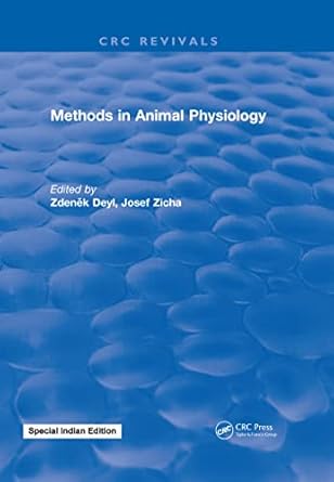 methods in animal physiology 1st edition zdenek deyl 1315895374, 978-1315895376