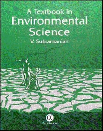 a textbook in environmental science 1st edition v subramanian 1842650750, 978-1842650752
