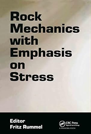 rock mechanics with emphasis on stress 1st edition fritz rummel 0415374650, 978-0415374651
