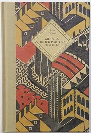 modern block printed textiles 1st edition alan powers 0744518911, 978-0744518917