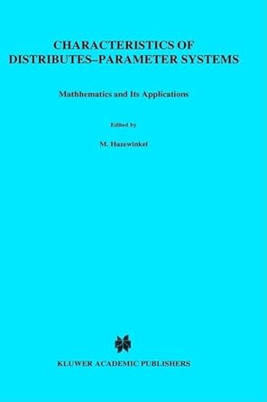 characteristics of distributed parameter systems handbook of equations of mathematical physics and